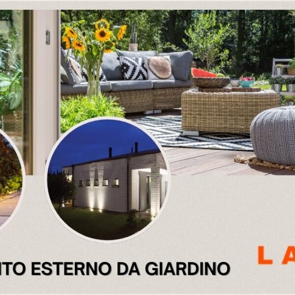 Arredamento esterno da giardino a Milano da Lampex Light